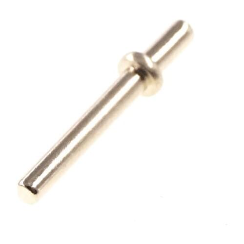 100pcs 9.5mm Printed Circuit Male PCB Pins Press-Fit Tip 1.0mm diameter Header Single Brass Plated gold 1u 1.0 mm bias connector