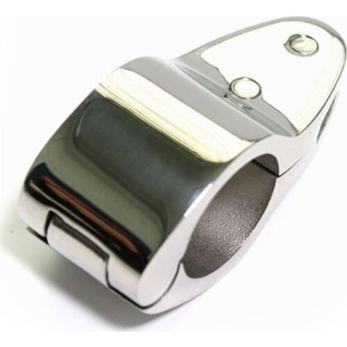 20/22/25/30/32mm 316 Stainless Steel Fitting Boat Bimini Top Hinged With 2 Screws Jaw Slide Easy Install Marine Hardware