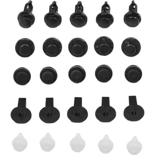 25Pcs Plastic Car Trim Bumper Panel Wheel ARrch Cover Fender Splash Guard Clips For Toyota Corolla Vehicle Prius Fasteners Clips