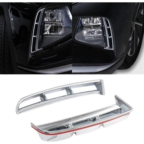 Car Front Bumper Fog Lamp Frame Front Bumper Fog Lamp Eyebrow Cover Suitable for Hyundai Tucson 2021 2022