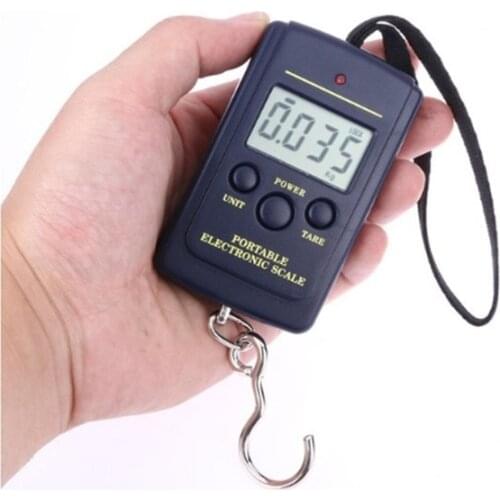 40kg x 72g Mini Digital Scale for Fishing Luggage Travel Weighting Steelyard Hanging Electronic Hook Scale, Kitchen Weight Tool