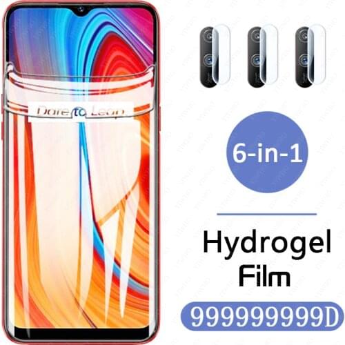 Realme C3 Mobile Phone Film TPU Hydrogel for Oppo Realme Real Me Realmy C 3 Realmec3 RMX2027 Transparent Protective Glass Lens