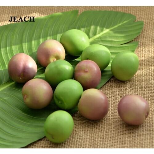 Simulation plum fake fruit photo props restaurant dining room hotel decoration early education toy plum artificial fruit model