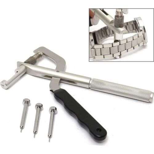 OOTDTY Pins Remover Watch Strap Band Adjusting Link Pin Plier Puncher Repair Kits Tools
