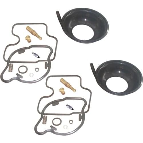 Beler 2 sets Carburetor Repair Rebuild Kit With Diaphragm Fit For Honda VFR750F 1994 1995 1996 1997