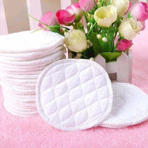 New 10pcs Three Layers Ecological Cotton Breastfeeding Pads Nursing Pads Reusable Nursing Breast Pads Washable Absorbent Baby