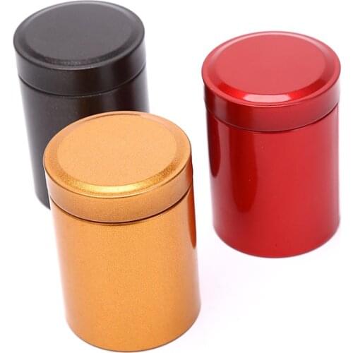 Portable Travel Tea Airtight Small Proof Container Stash Jar Metal Aluminum Cans