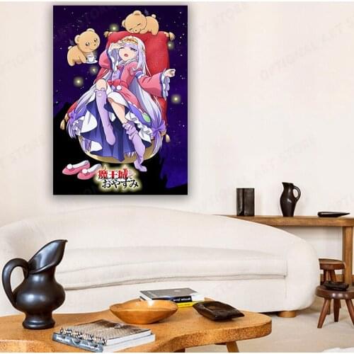 Japan Anime Sleepy Princess in The Demon Castle Poster Childrens Room Living Room Decoration HOME Painting