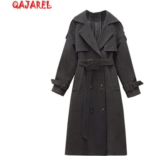 Женские черные куртки QAJAREL China At AliExpress