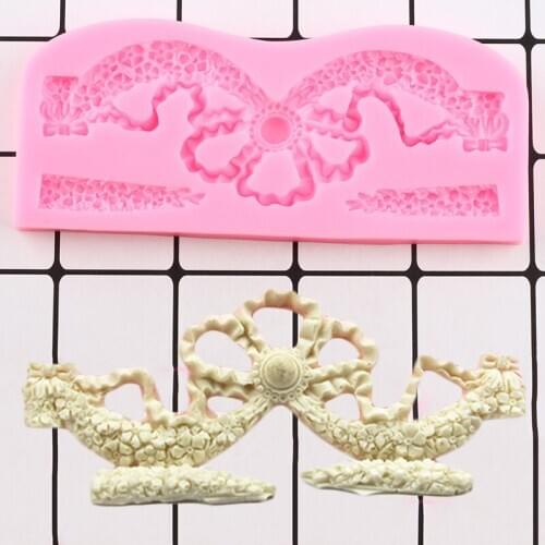 Crown Silicone Molds DIY Baby Birthday Cake Decorating Tools Cupcake Topper Fondant Mold Candy Chocolate Mold Cake Baking Mould