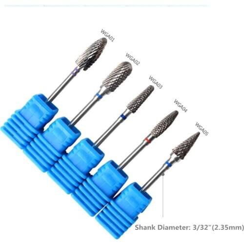 Blue Label Tungsten Steel Drill Nail Tungsten Steel Grinding Head Electric Nail Sander Accessories