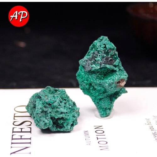 1PC Rare Stone Natural Malachite Quartz Specimen Irregular Rough Crystal Mineral Specimen Healing Home Decor Raw Material
