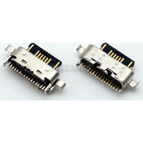 10pcs Micro USB 5Pin Jack Connector socket Data charging port tail plug Flex Cable For Motorola Moto G7 Power G7 Play Type-C