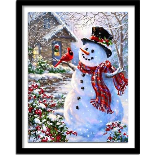 Diamant painting 5d diy diamond painting full square Diamond embroidery winter diamond round diamant painting 674DD