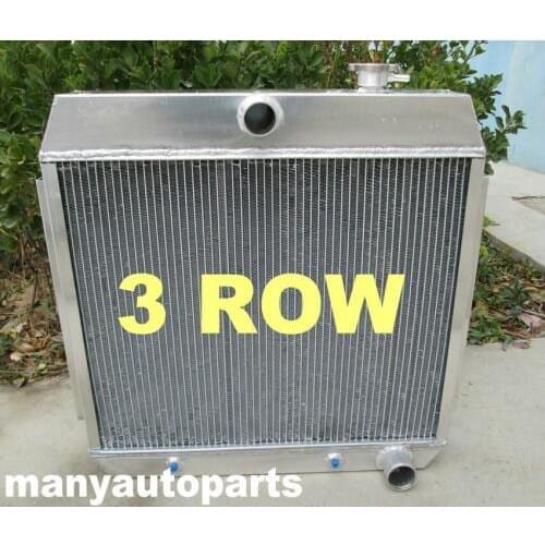 FOR 1955 1956 57 FORD CHEVY chev V8 Style ENGINE pickup truck Aluminum Radiator