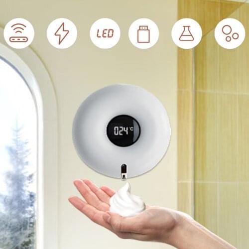 Automatic Foam Soap Dispenser USB Charging Infrared Induction Sensor Hand Free For Kitchen Bathroom Hand Washer Smart Household