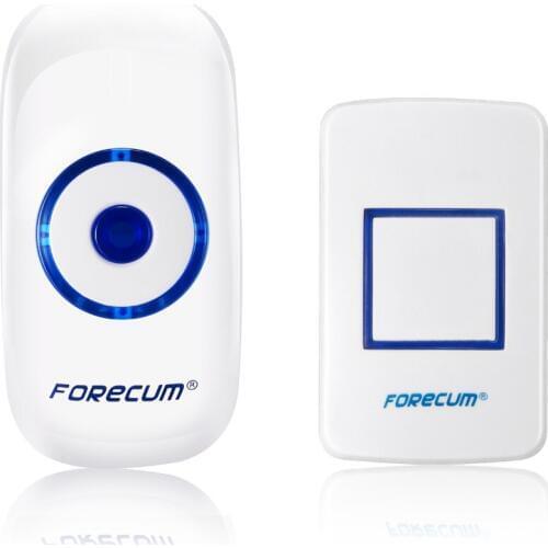 FORECUM Wireless Doorbell Waterproof 300M Remote EU US Plug smart Door Bell Chime