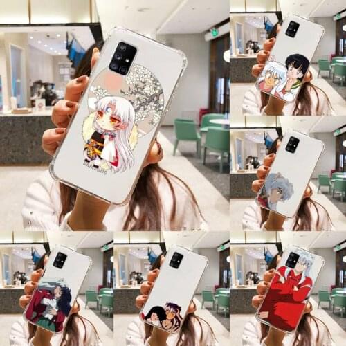 Inuyasha Higurashi Phone Case Transparent For Samsung S A M J 21 20 50 30 60 5 7 51 71 90 11 10 J710 e p PLUS Prime 5G