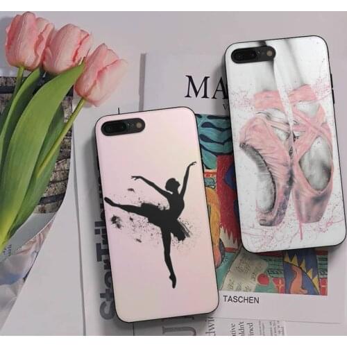 Ballerina Dance Ballet Girl Phone Case Shell Cover For Iphone 6 6s 7 8 Plus Xr X Xs 11 12 13 Mini Pro Max