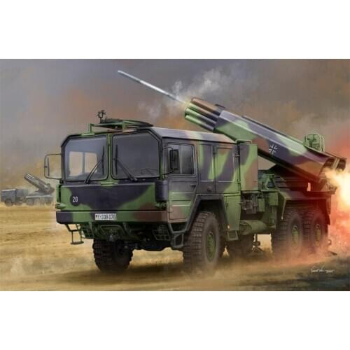 Hobbyboss 85521 1:35 German 7-ton multiple rocket launcher Plastic model kit New