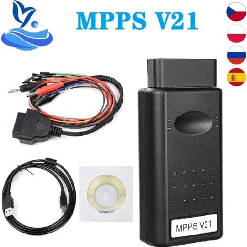 MPPS V21 MPPS Cable MPPS V18 V16 ECU Chip Tuning Tool MPPS V21 MAIN + TRICORE + MULTIBOOT with Breakout Tricore Cable