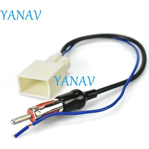 13-011 Wire Harness Adaptor ANTENNA ADAPTER CABLE FOR-TOYOTA 2009+ GT13(f)-DIN(m)Car Stereo Radio ISO Standard Connector Adapt