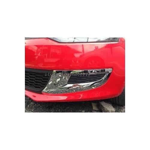 ABS Chrome Front Fog light Lamp Cover Trim For 2011-2013 for Volkswagen POLO