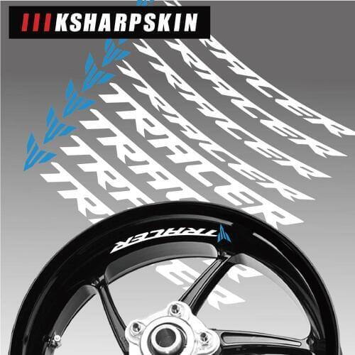 High quality Motorcycle rim logo sticker decal reflective moto car Accessories decoration for YAMAHA tracer 900 700 900gt