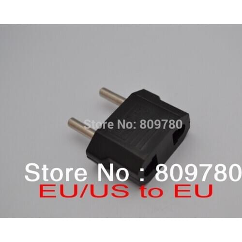 100% NEW 1000PCS EU/US Power Plug AC power plug Universal to EU Power Plug Travel Converter Adapter
