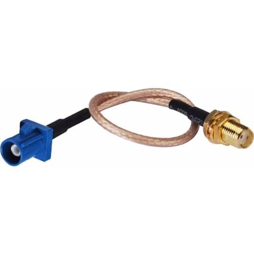 Fakra C Male to SMA Female Adapter Connector RG316 Pigtail Cable RF Coaxial Cable Assembly 15CM 20CM 30CM 50CM 1M