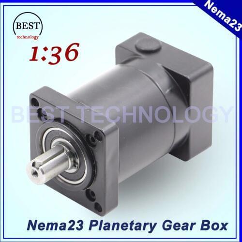 Nema23 Motor Planetary Reduction gearbox ratio 1:36 57mm motor speed reducer Used for Nema 23 brushless motor Planetary Gearbox