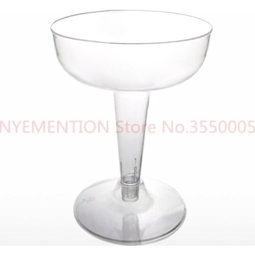 Party Wedding Supplies, 120ml Clear Tableware Cocktail/Champagne Plastic Margarita Glasses, 300/pcs