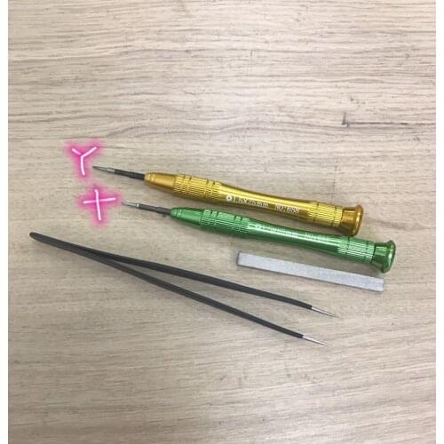 For nintendo switch Joy-con console Screwdriver Conductive Cotton Cross Tri wing 1.5MM Screwdriver Tweezer Signal Sponge set