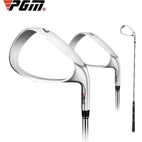 PGM 2021 Golf Scraper Swing Trainer Auxiliary Correction Exercises Posture Stainless Steel Silver Practice Rod HL006
