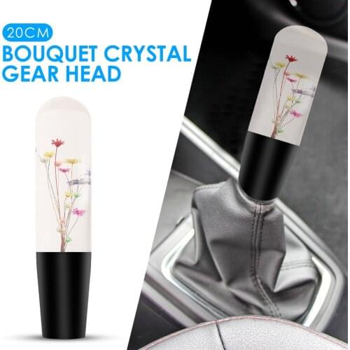 Car Styling Crystal Bubble Shift Gear Knob Modified Bouquet Crystal Shift Head Manual Shift Lever 10cm / 15cm / 20cm
