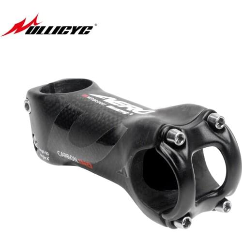 ULLICYC 6/ 17 Degrees Mountain Bike Matte 3K Full Carbon Fibre Bicycle Stems Road 31.8*80-120mm Light MTB Parts LGC92