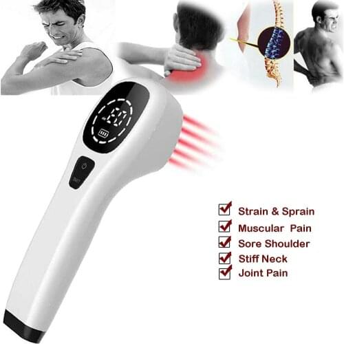 650nm+808nm LLLT Pain Relief Cold Laser Therapy Device Physiotherapy Back Pain Treat Knee Arthritis Joint Treatment