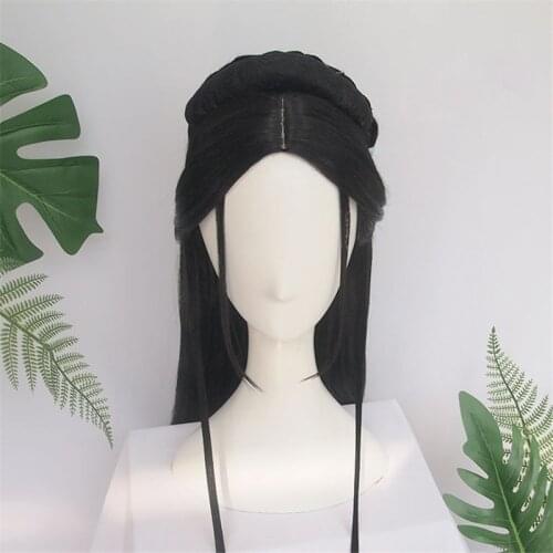 WEILAI Stylish Wig Han Dynasty Ancient Style Wig Ancient Costume Versatile Daily Used braided wigs Wigs For Women synthetic wig