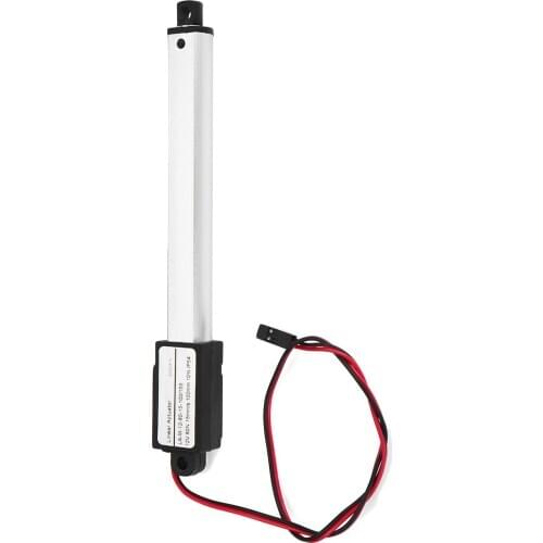 12V Micro Linear Actuator Waterproof Electric Mini Gear Motor Window Door Opener 30/15/9.5mm/s Speed 100mm Stroke