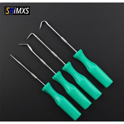 4Pcs/Set 140mm Car Auto Vehicle Oil Seal Screwdrivers Set O-Ring Seal Gasket Puller Remover Pick Hooks Tools Accessories
