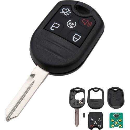 5Button 315MHz Remote Car Key Fob For Ford Edge Explorer Expedition Flex Taurus Lincoln MKX Navigator 4D63 Chip 80Bit CWTWB1U793