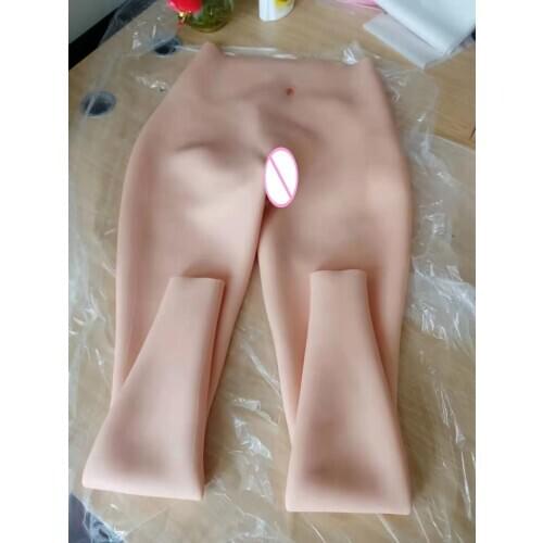 6G Fake Vagina Panty Realistic Full Silicone Ankle-length Silicone Panty Crossdresser Transvestite Dragqueen Transgender Cosplay