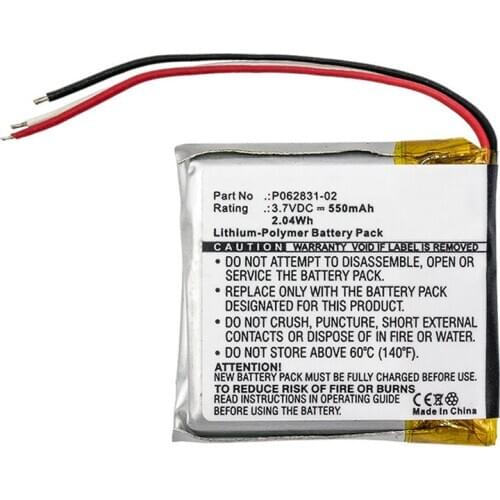 550mAh Battery P062831-02 for JBL Everest 700 Battery