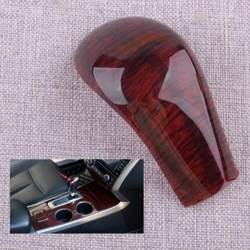 CITALL ABS Wood Grain Car Interior Gear Shift Knob Trim Fit for Nissan Teana Altima 2013 2014 2015 2016 2017 2018