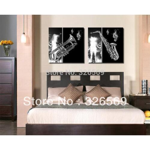 JERMYN Wall Black And White Paintings