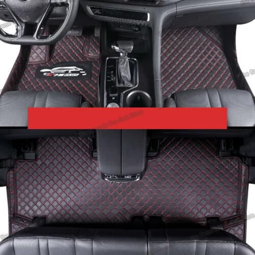 Lsrtw2017 fiber leather car floor mat for changan cs75 plus 2020 2021 interior accessories carpet pad auto cover cs75plus