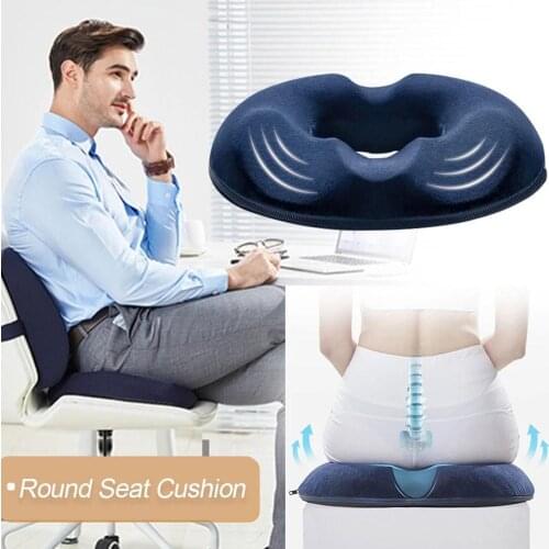 Donut Seat Cushion Sofa Rebound Hemorrhoid Memory Foam Anti Hemorrhoid Massage Tailbone Pillow Car Office Seat Cushion Comfort