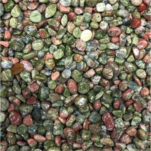 Unakite Chips Crystals Healing Stones Natural Polished Gravels For Sale