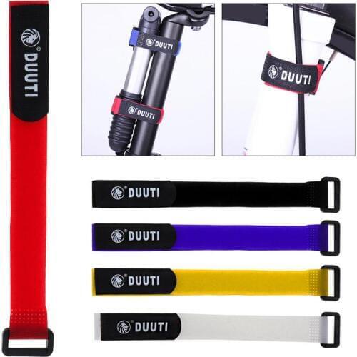 5pcs/set 35cm Nylon Adhesive Tapes Cycling Bicycle Pump Bottle Strap for Handlebar Flashlight Inflator Bike Accessories
