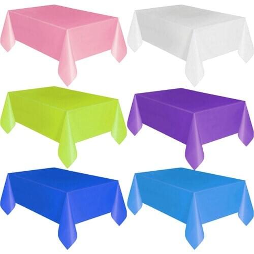 Environmentally plastic party wedding tablecloth set catering meal tableware Environmentally